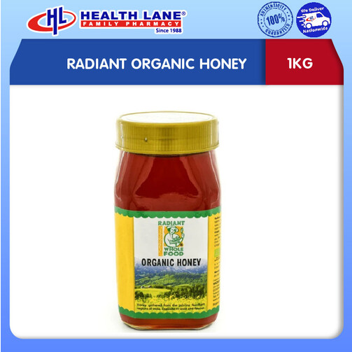 RADIANT ORGANIC HONEY 1KG